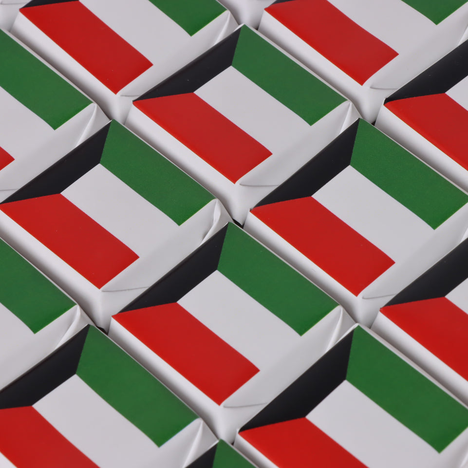 National day flag designed premium chocolate 2-layer hard box