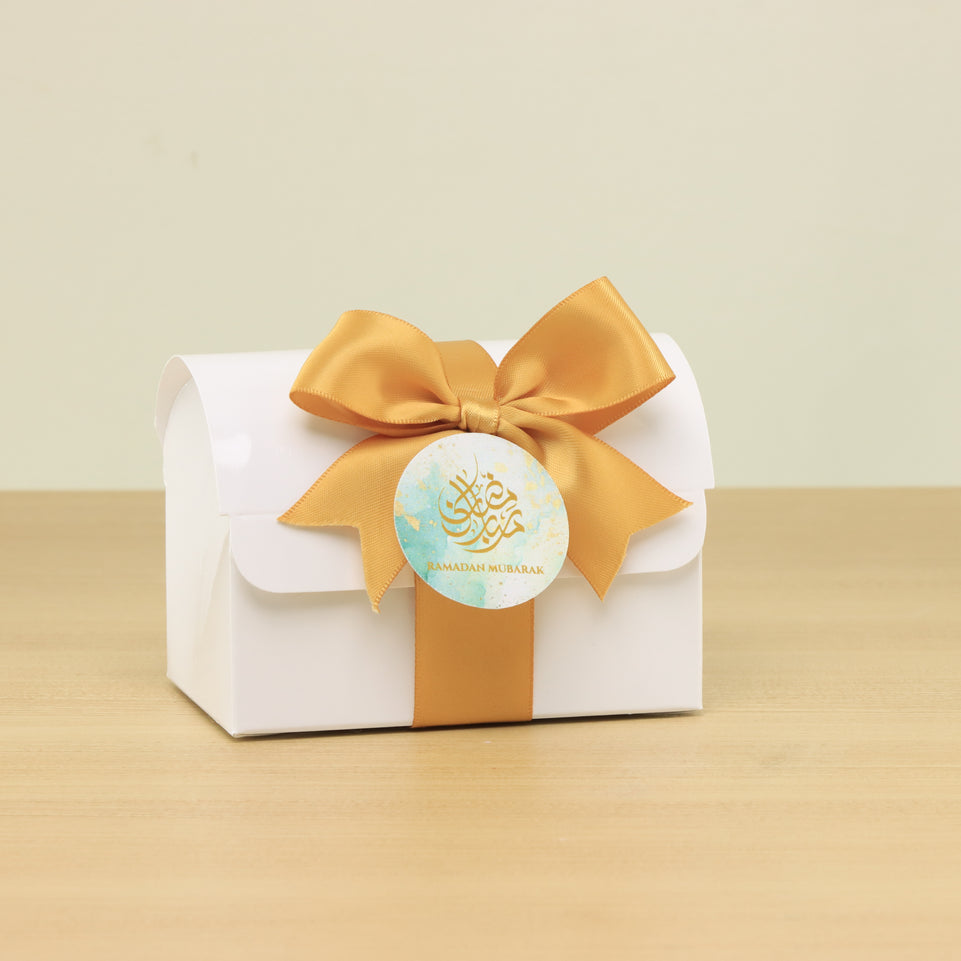 Set of 20 Ramadan Eid Mubarak designed premium chocolate chest box giveaway