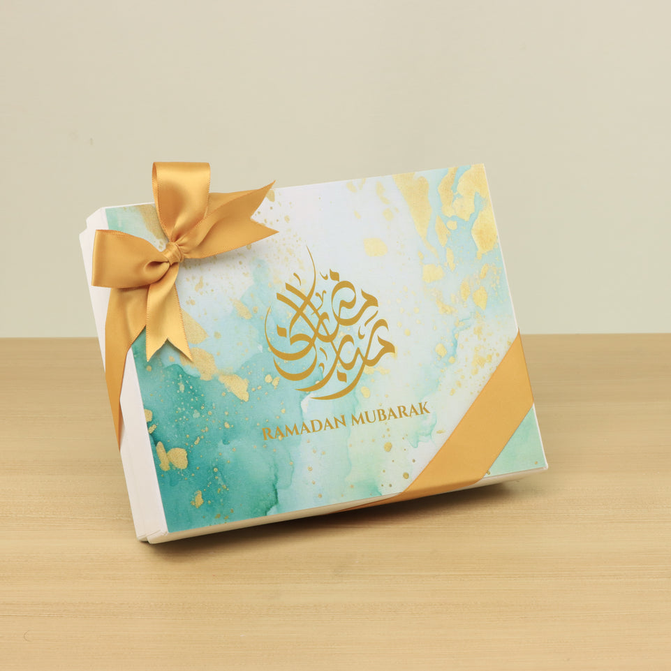 Ramadan Mubarak designed premium chocolate 12P hard box