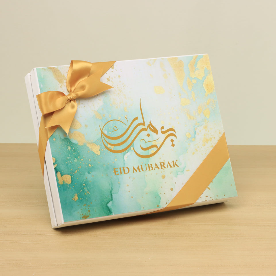 Ramadan Eid Mubarak designed premium chocolate 20P hard box