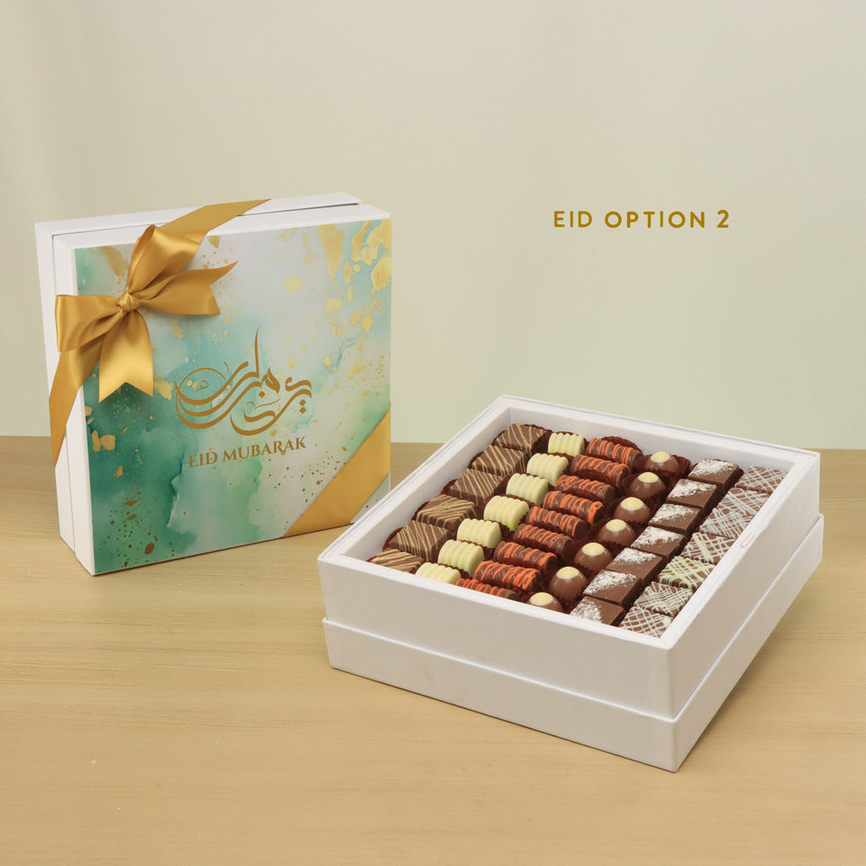 Ramadan Eid Mubarak designed premium chocolate hard box