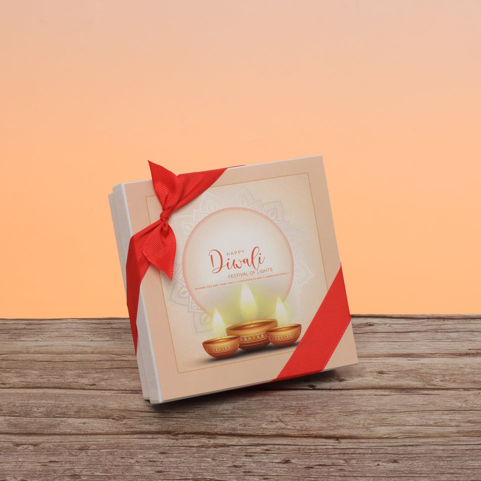 Festival of lights diwali designed premium chocolate 9P hard box