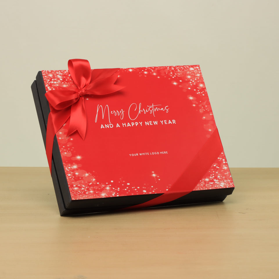 Set of 3 Corporate christmas designed premium chocolate 20P hard box