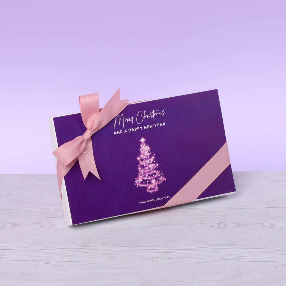 Merry Christmas & happy new year magical tree designed premium chocolate 15 piece hard box
