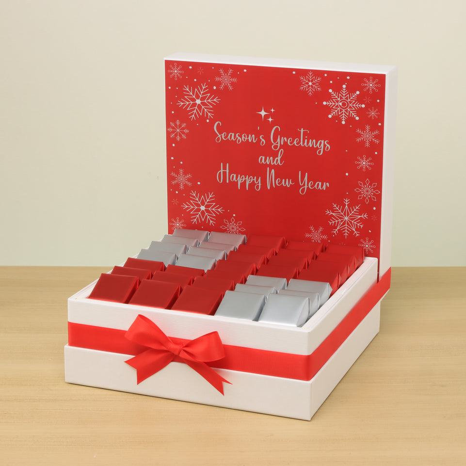 Season's Greetings designed premium chocolate large hamper