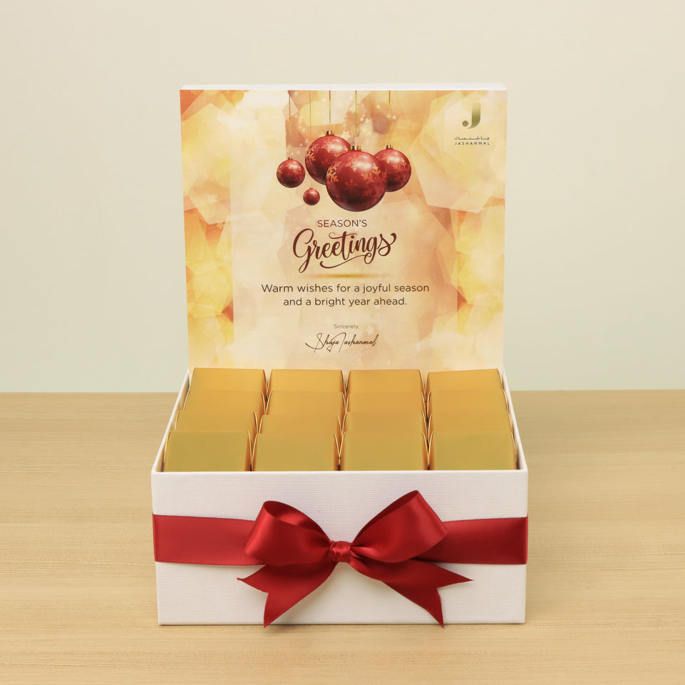 Corporate Season's greetings designed premium chocolate medium hamper