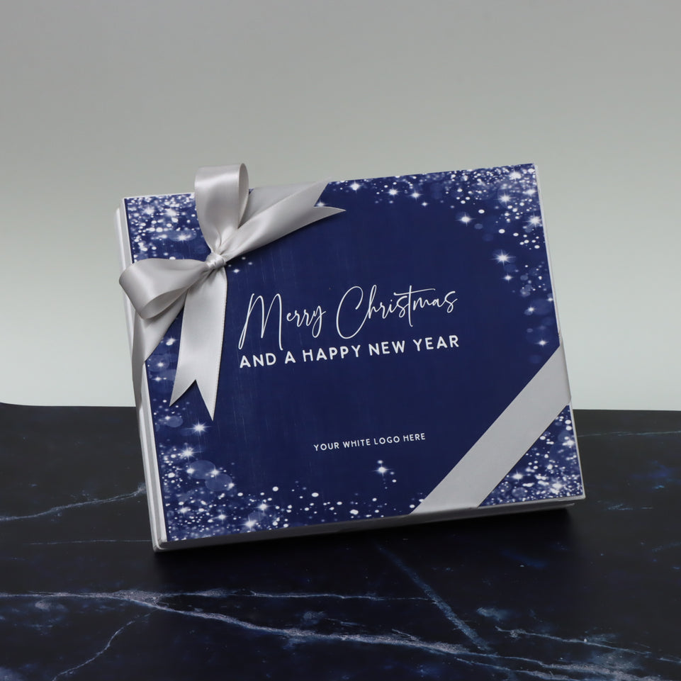 Merry Christmas & happy new year winter designed premium chocolate 20 piece hard box