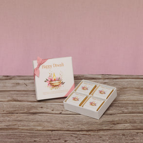 Set of 15 Happy diwali floral candle ...