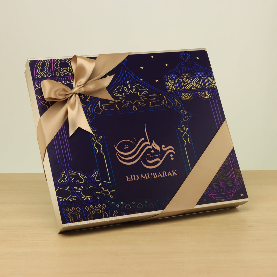Eid Mubarak designed premium chocolate luxury box