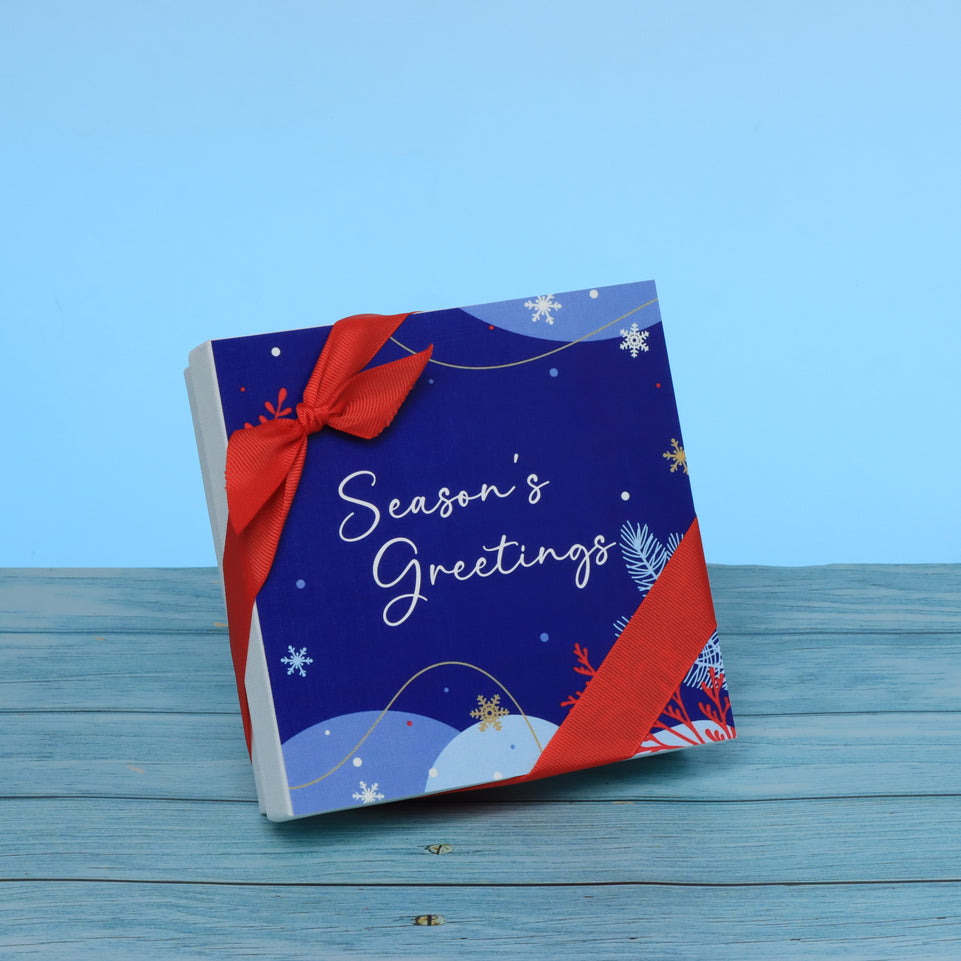 Season's greetings designed premium chocolate 9P hard box