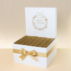 Season's greetings wreath designed pr...