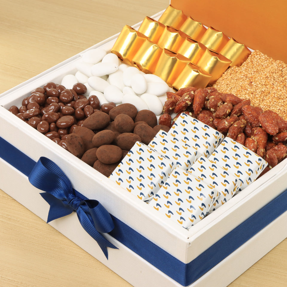 Corporate customized premium chocolate & nuts large hamper