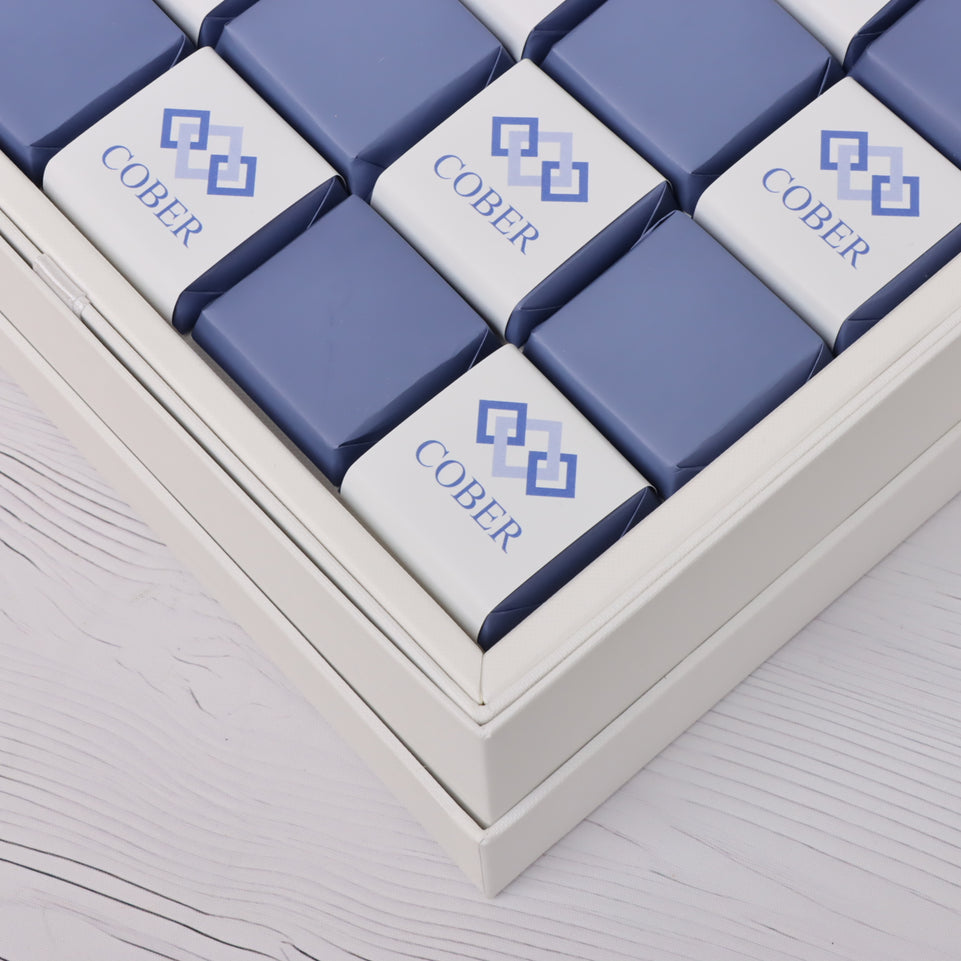 Set of 2 Corporate customized premium chocolate hard box