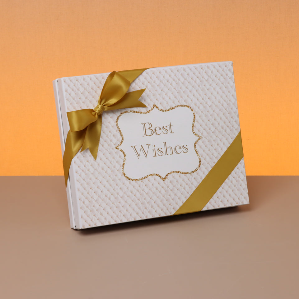 Best wishes neutral 20p chocolate hard box