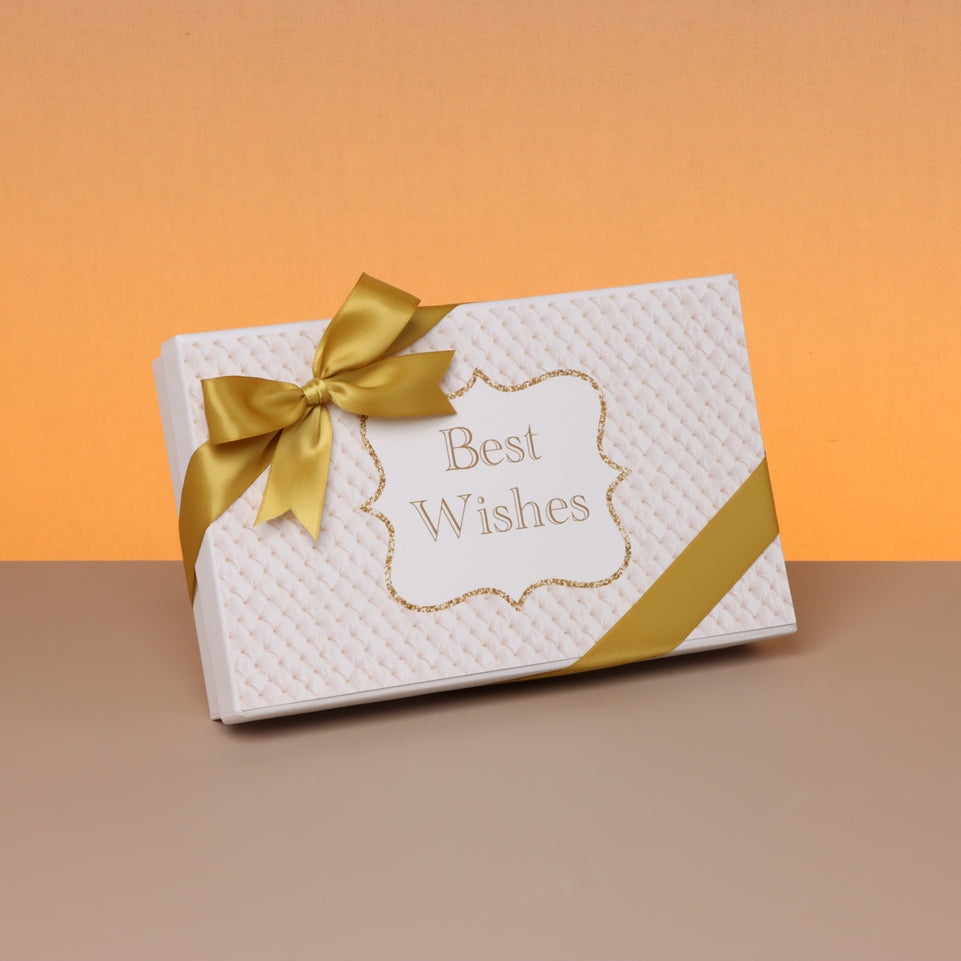 Best wishes neutral 15p chocolate hard box