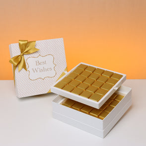 Best wishes designed 50P premium choc...