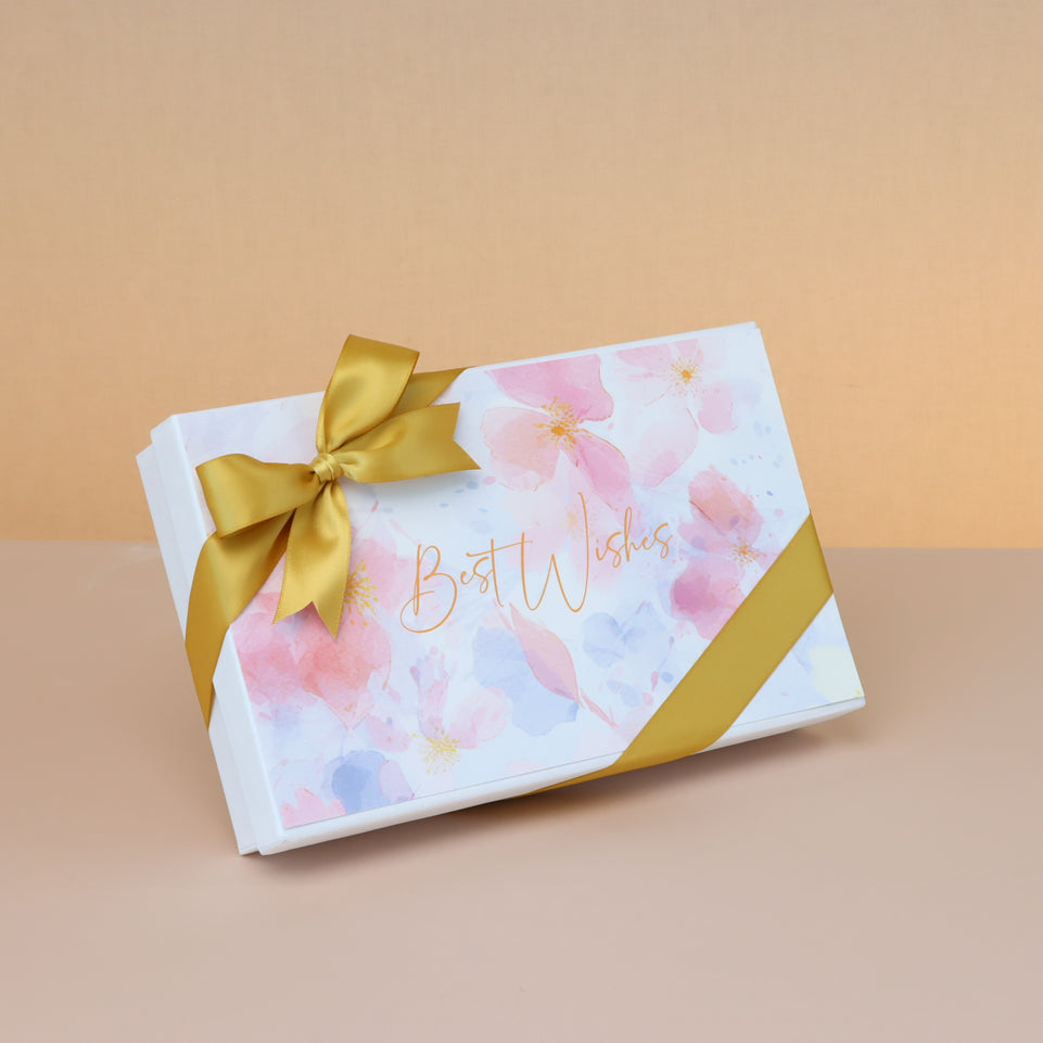 Best wishes pastel designed 15 pc premium chocolate hard box