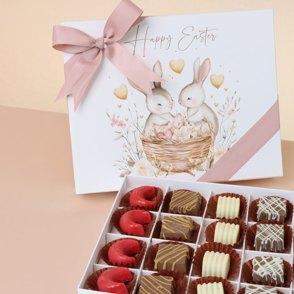 Happy Easter designed chocolate 20P hard box