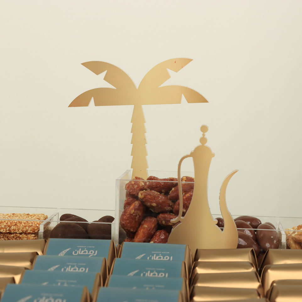 Ramadan Mubarak designed premium chocolate & sweets medium tray