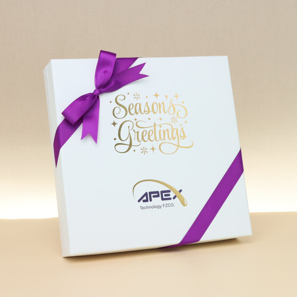 Set of 2 Corporate branded chocolate printed hard box