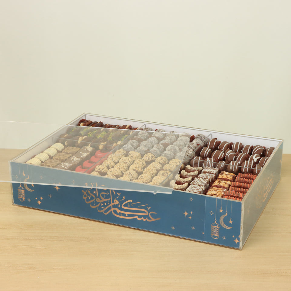 Eid Ramadan designed premium chocolate & sweets acrylic large tray