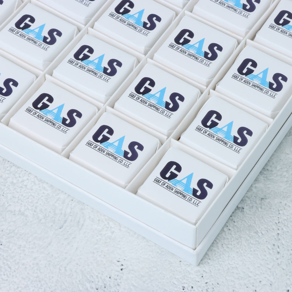 Set of 3 Corporate branded chocolate hard box