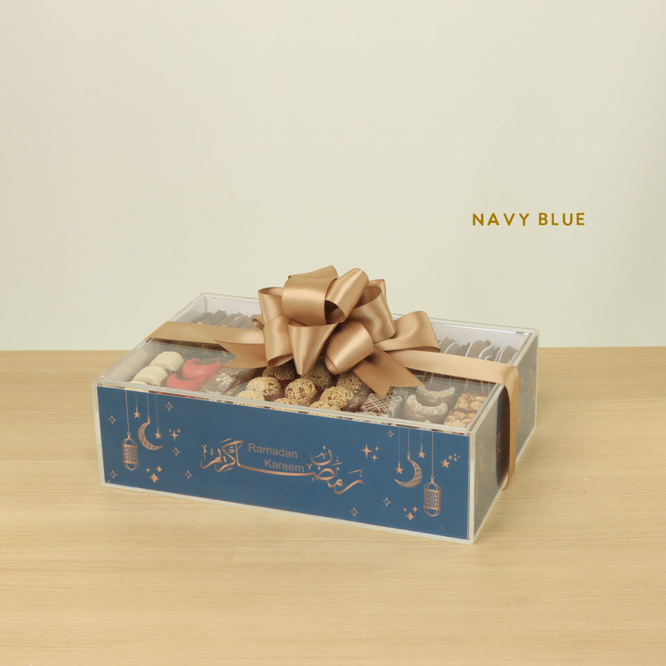 Ramadan Mubarak designed premium chocolate & sweets medium acrylic tray