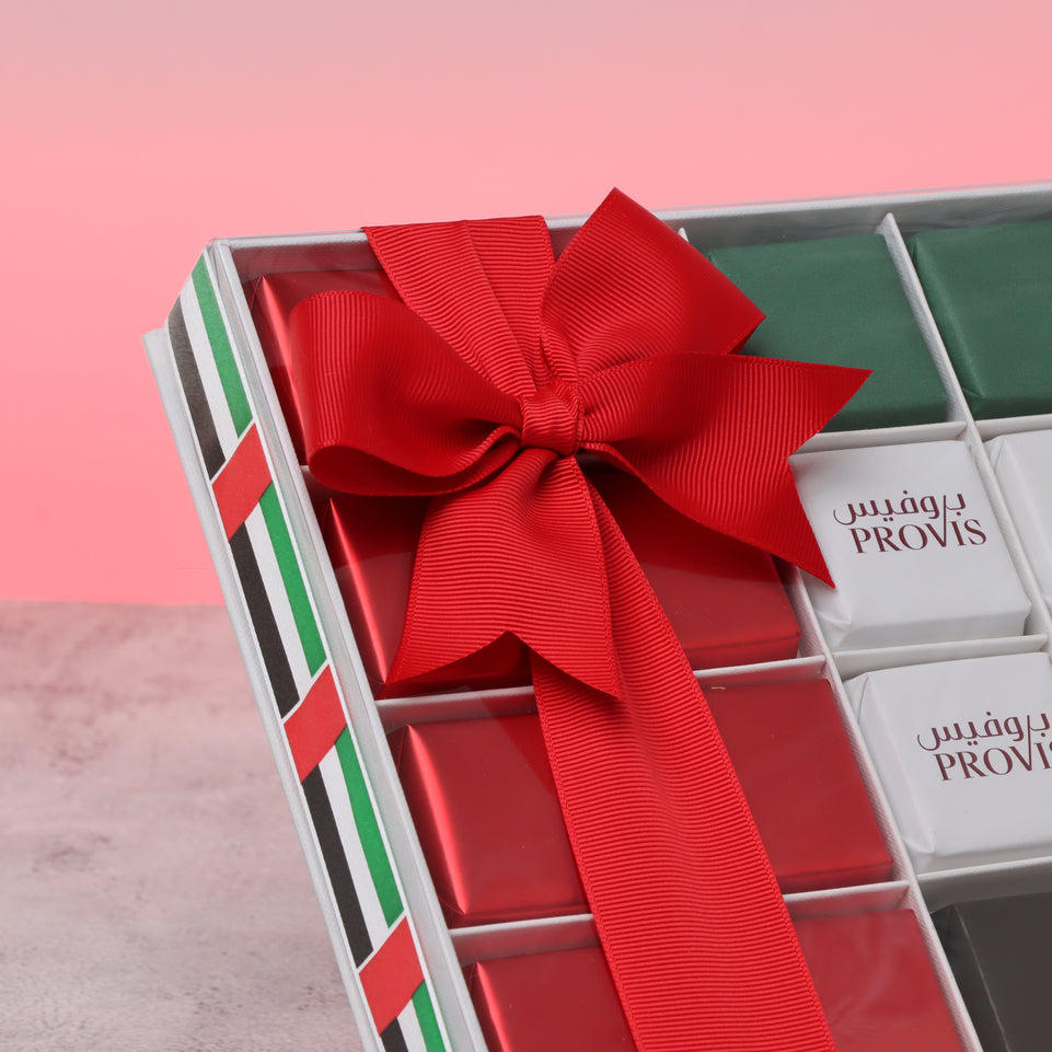 Set of 3 Corporate national day chocolate 20-piece view top box