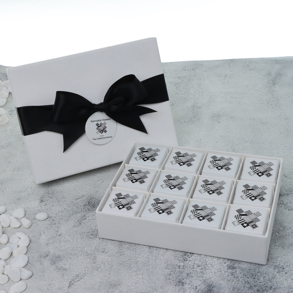 Set of 5 Corporate branded chocolate 12P hard box