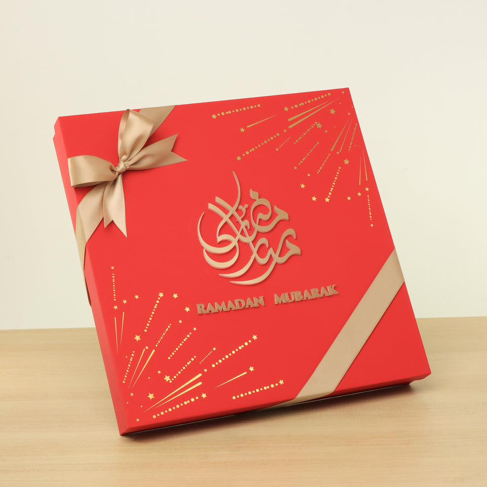 Ramadan acrylic designed premium chocolate luxury hard box