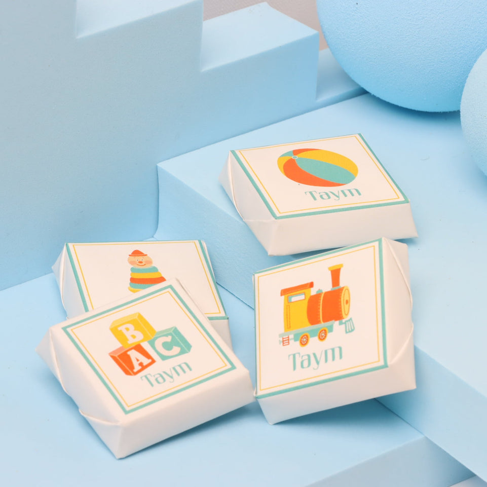 Toy store designed personalized chocolate