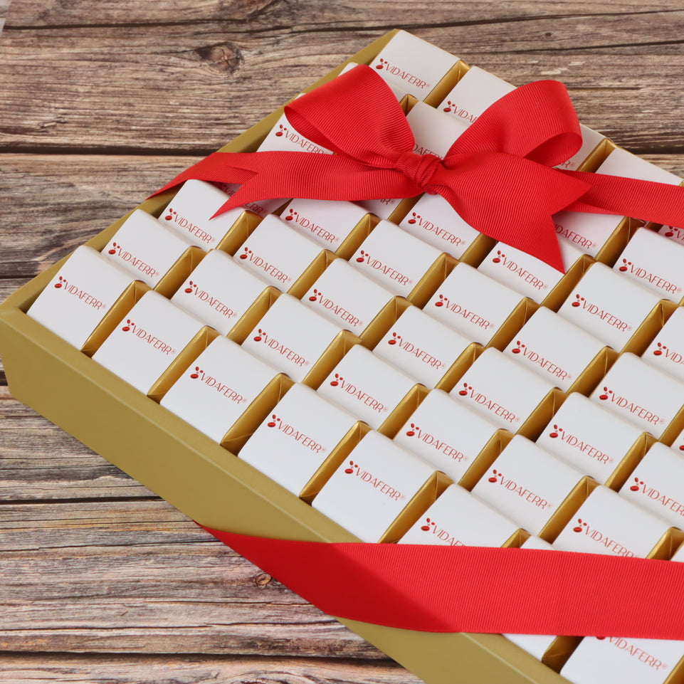 Corporate customized premium chocolate small leather tray