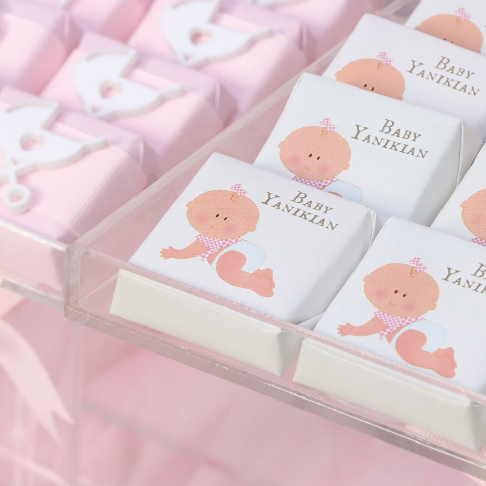 Cheery blossom designed baby chocolate full set up for rent.