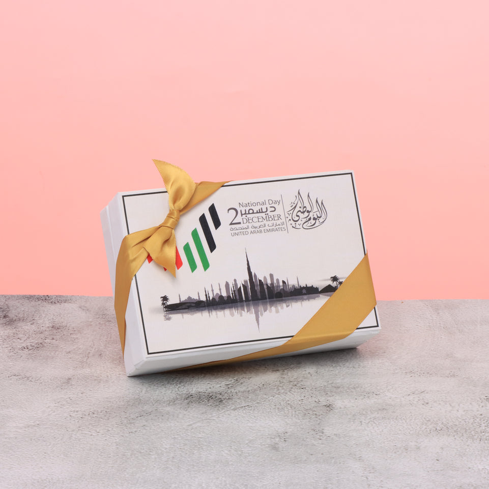 Set of 8 UAE national day designed premium chocolate 6P hard box