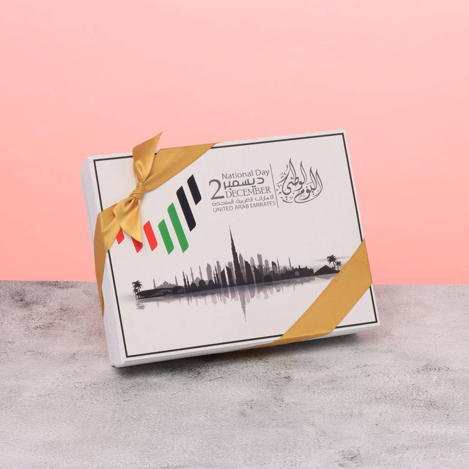 UAE national day designed premium chocolate 12P hard box