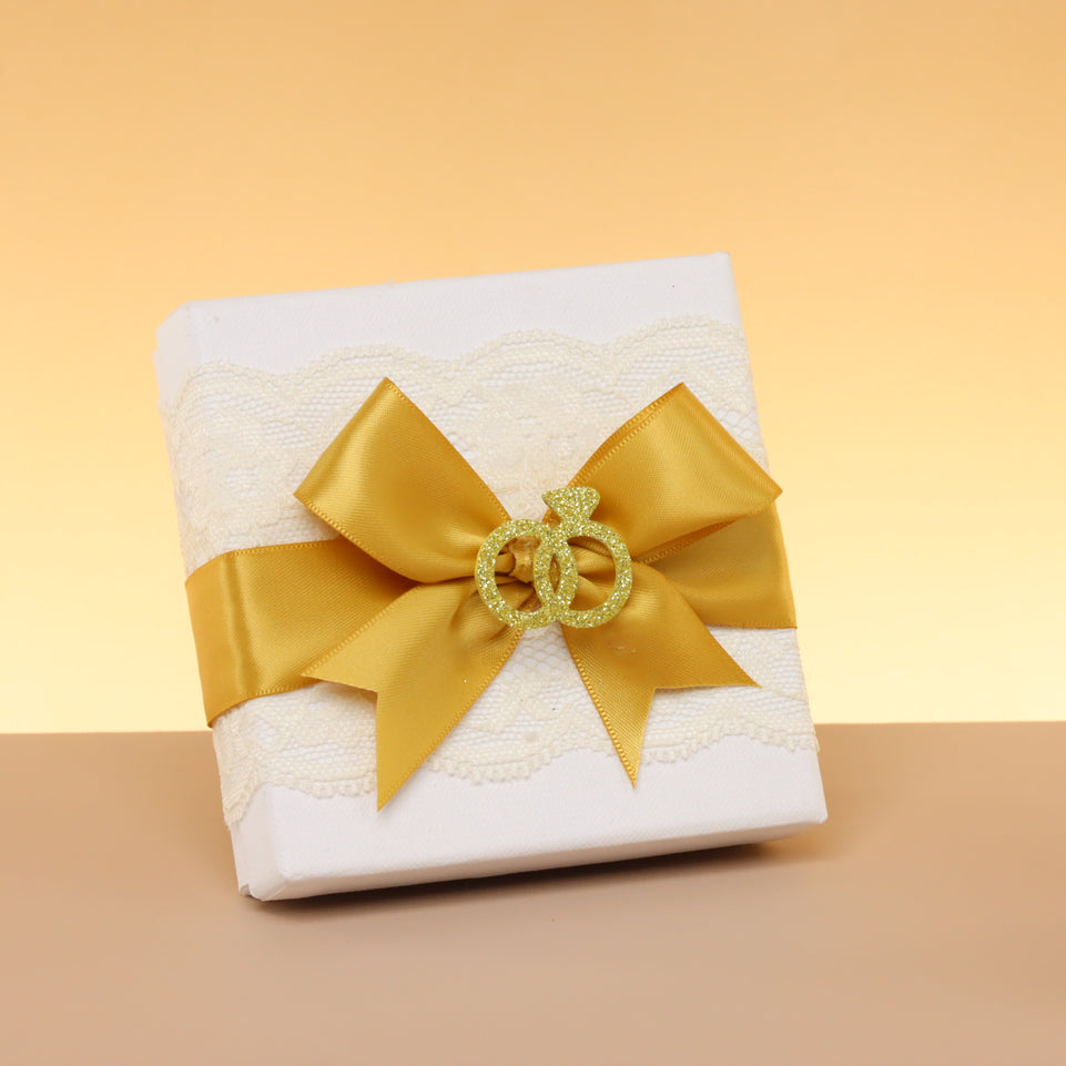 Set of 20 Bridal ring decorated premium chocolate hard box giveaway