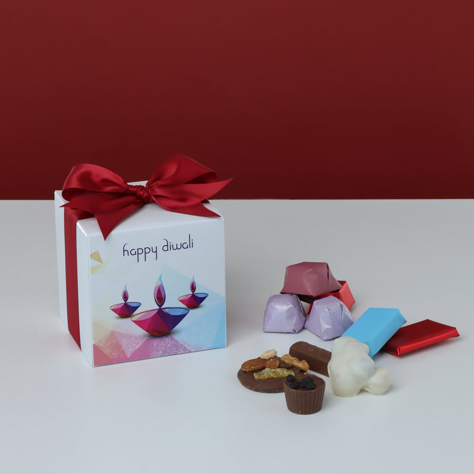 Set of 10 Diwali designed premium chocolate soft box