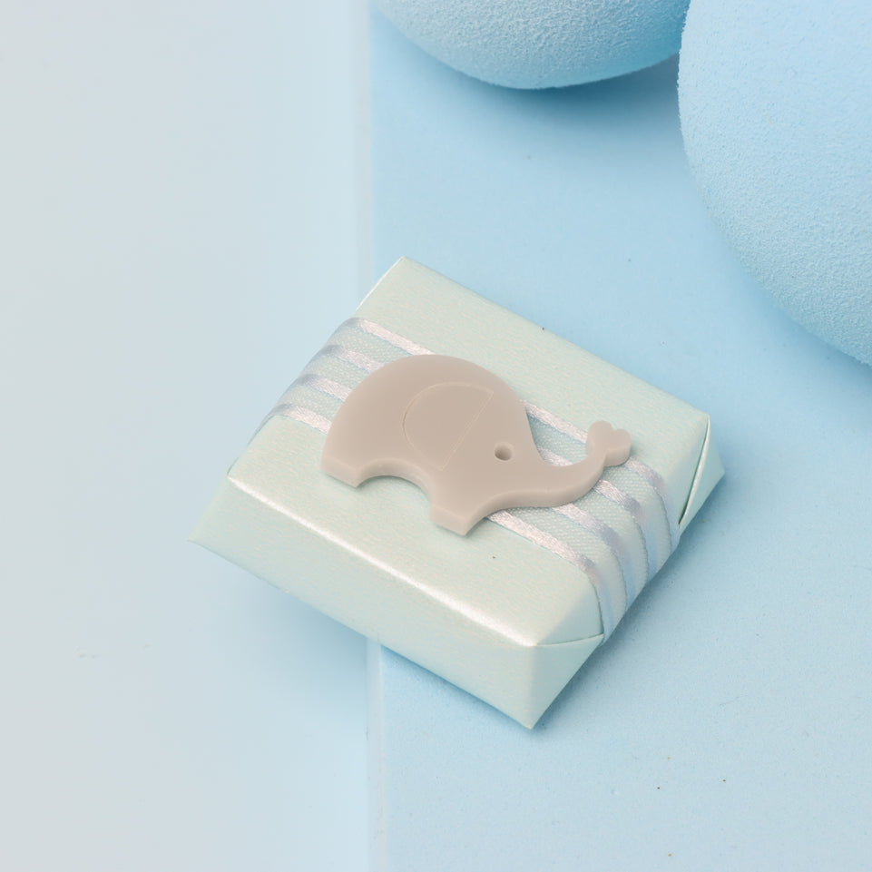 Baby Acrylic Elephant decorated chocolate