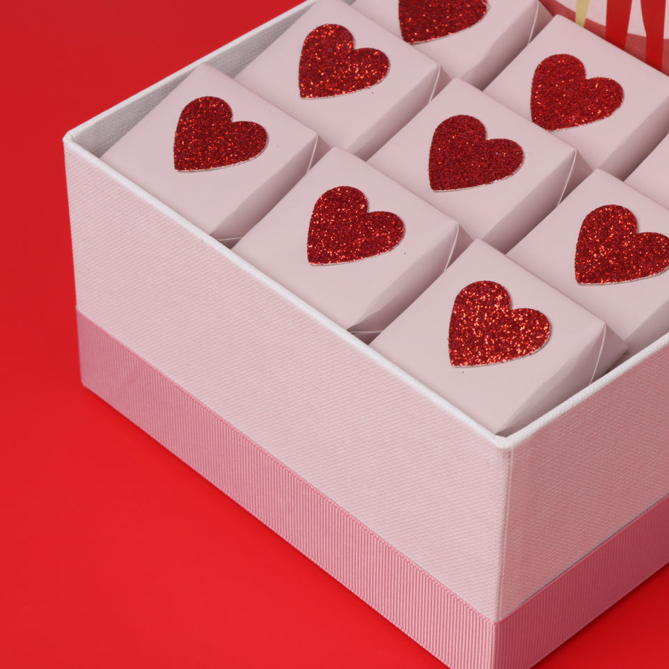 "Girls before guys" valentine chocolate small hamper