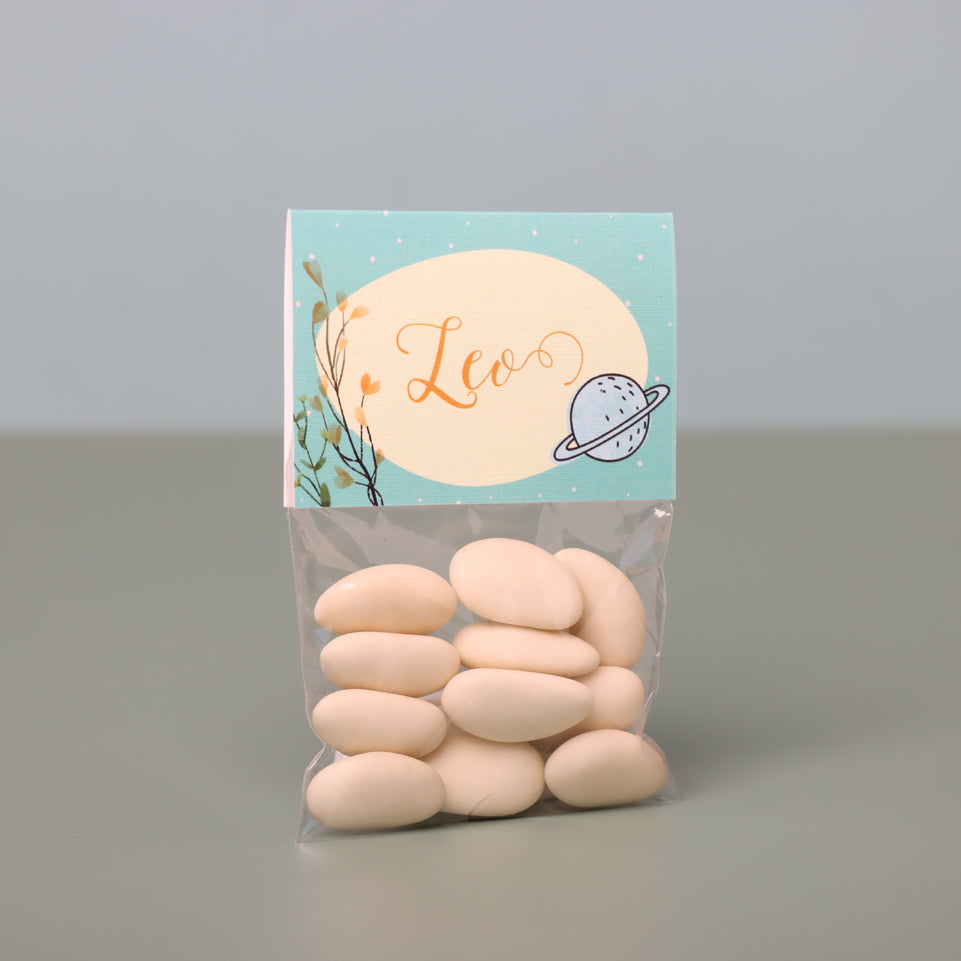 Set of 20 Personalized Almond dragees pack