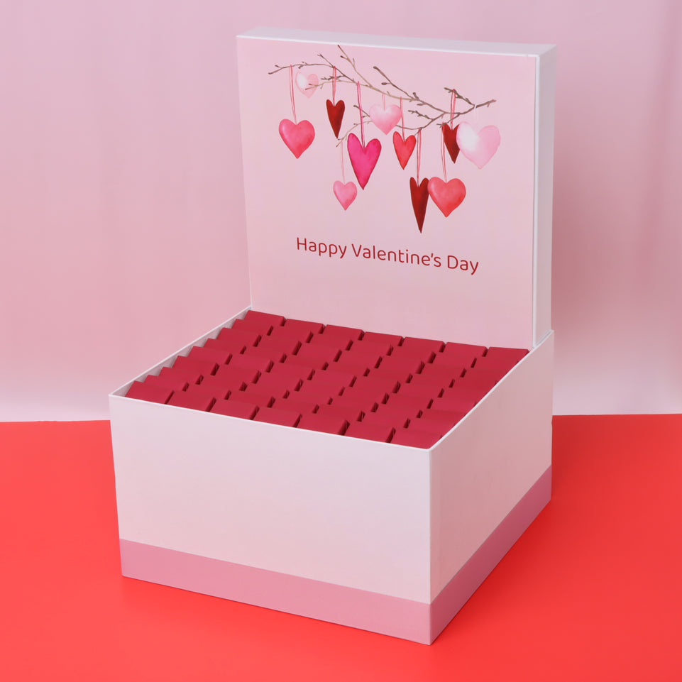 Hearts tree valentine's designed premium chocolate extra large hamper