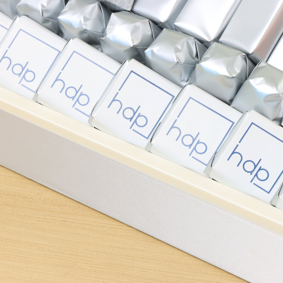 Corporate customize designed chocolate large leather tray