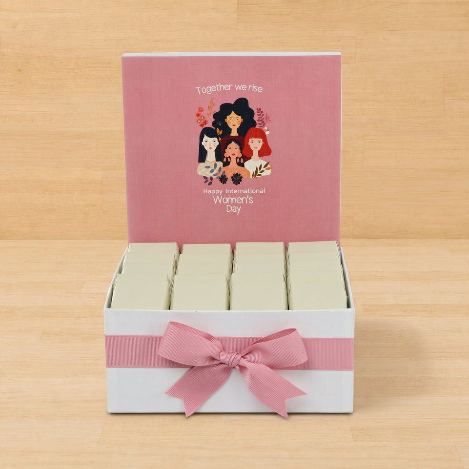 "Together we rise" international women's day designed premium chocolate medium hamper