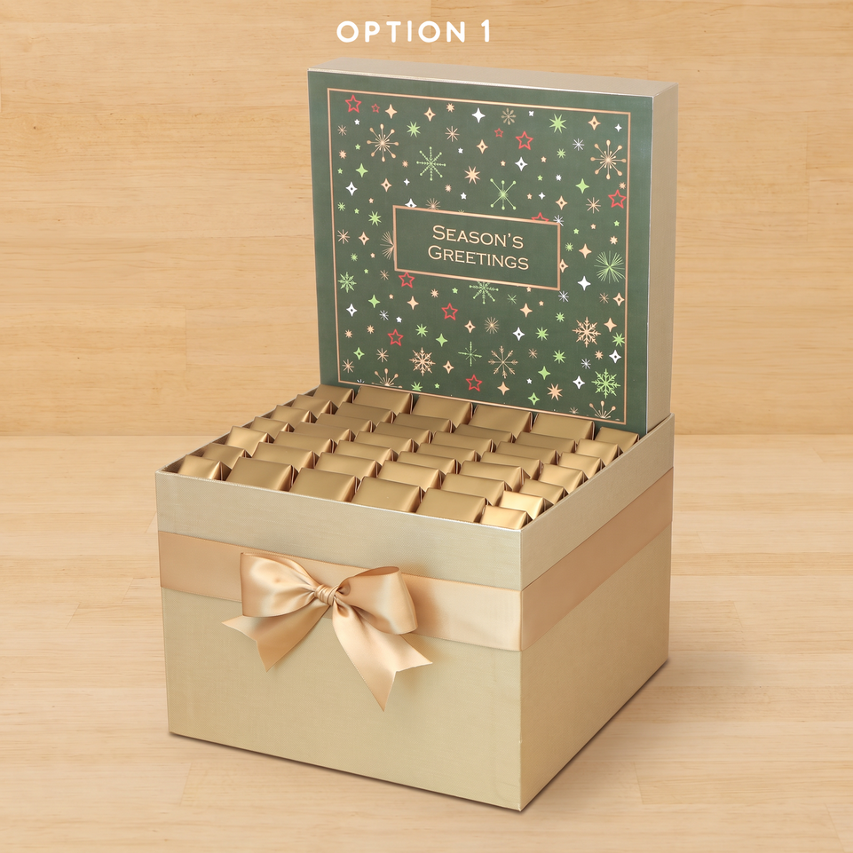 Season's Greetings designed premium chocolate large hamper