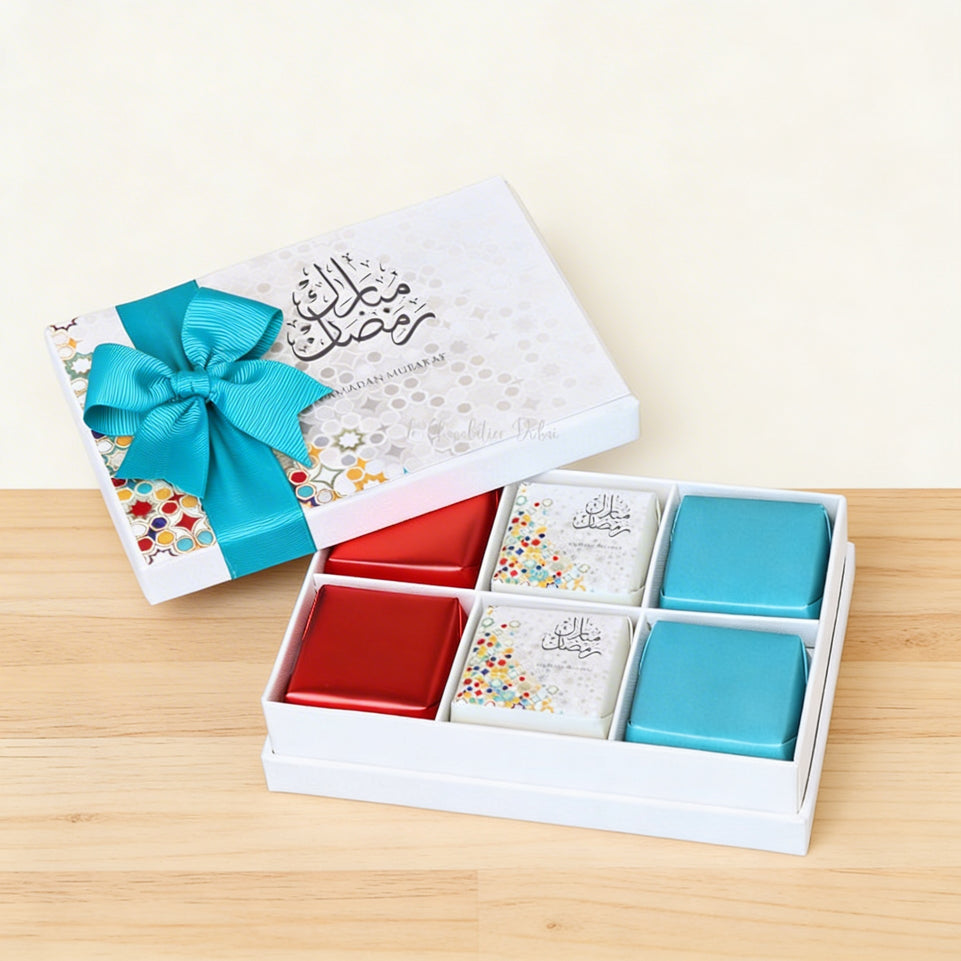 Set of 20 Ramadan designed premium chocolate hard box