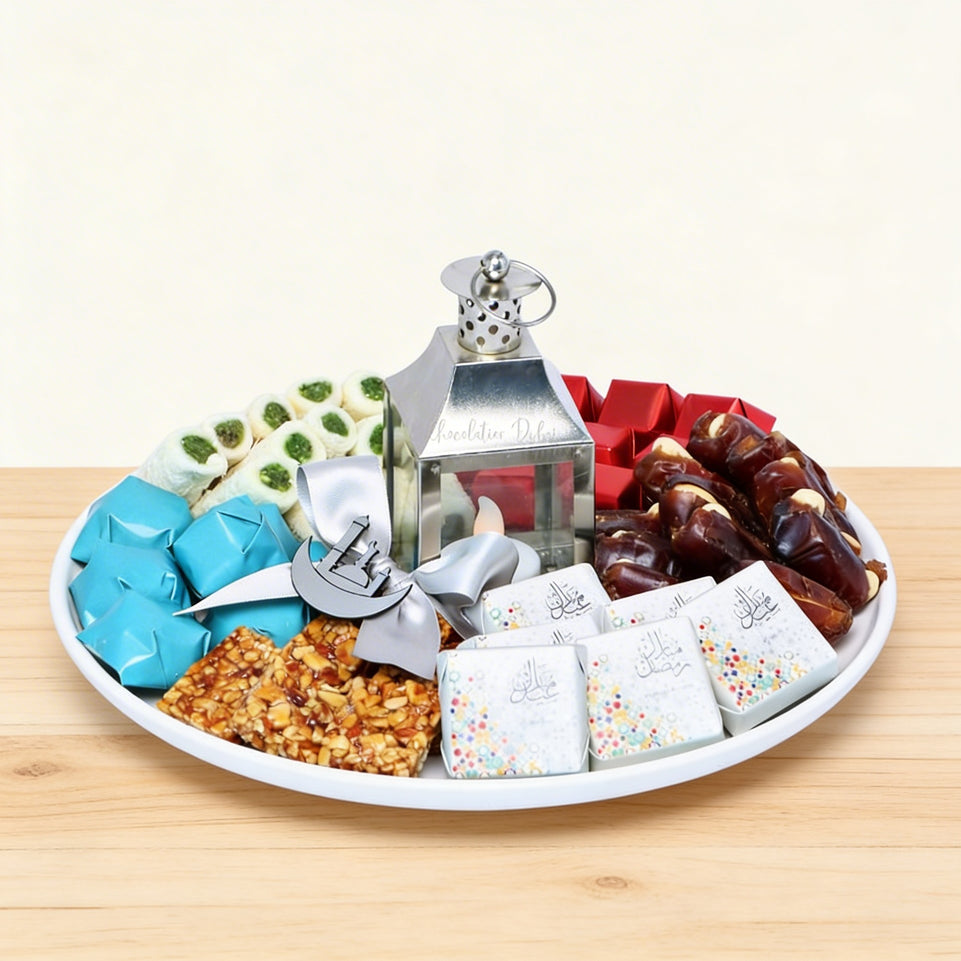 Ramadan designed chocolate & sweets ceramic plate