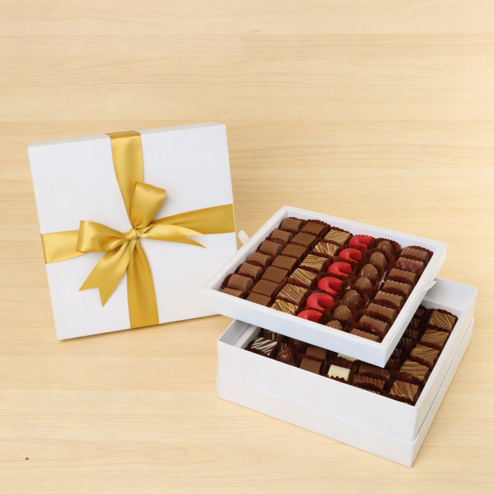 Premium chocolate 2-layer hard box