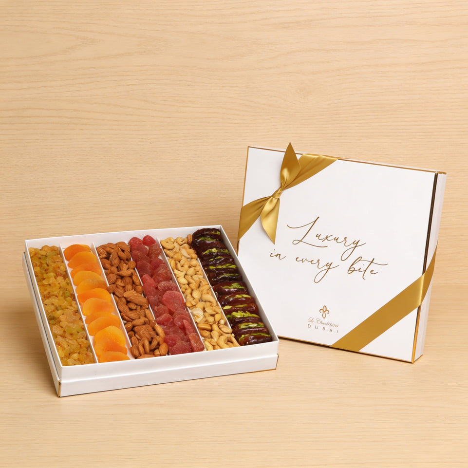 Premium Mixed dried fruits & nuts luxury hard box