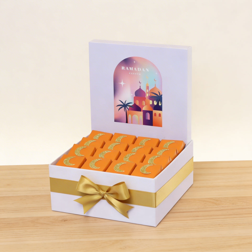 Ramadan kareem mosque designed chocolate medium hamper