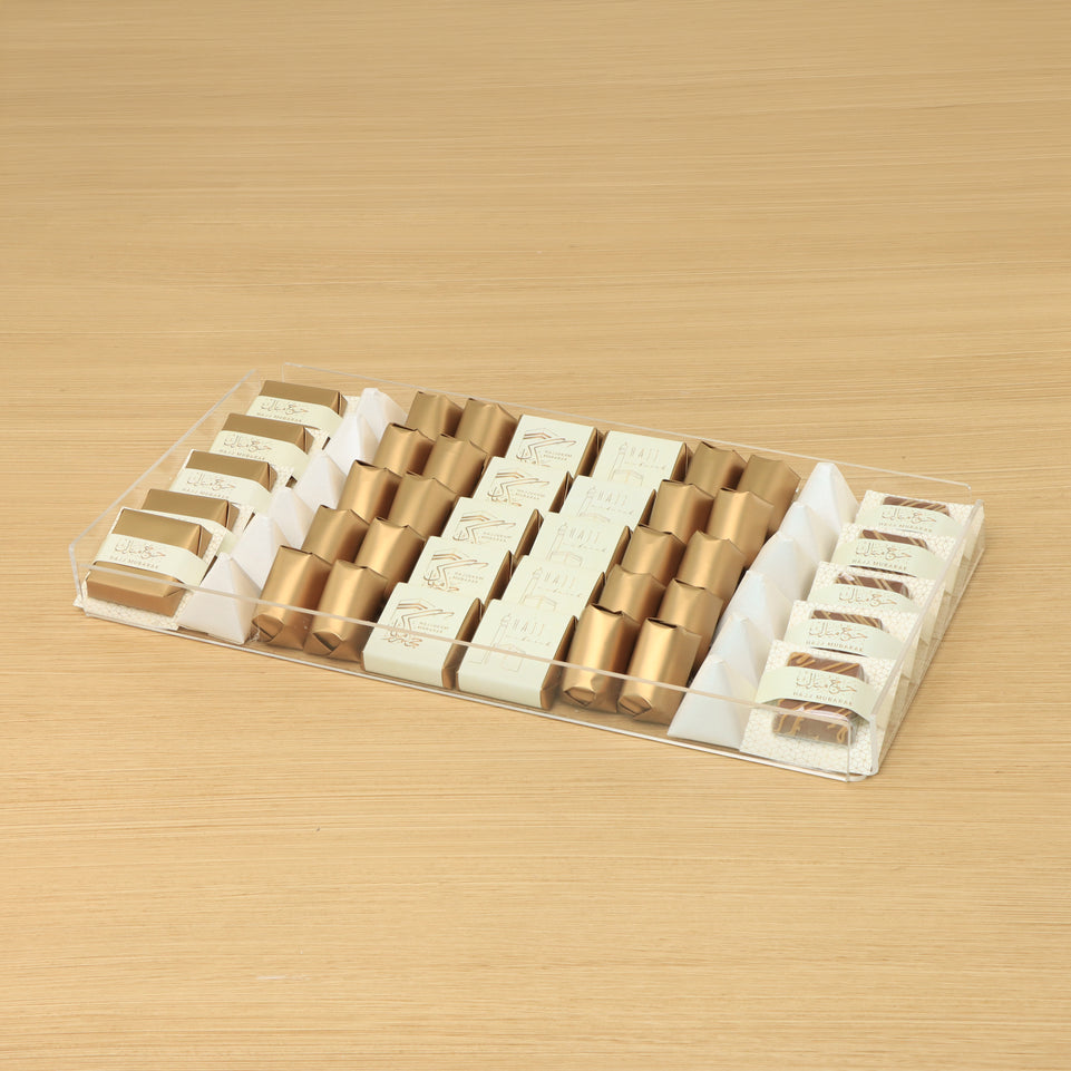 Hajj designed premium chocolate acrylic tray